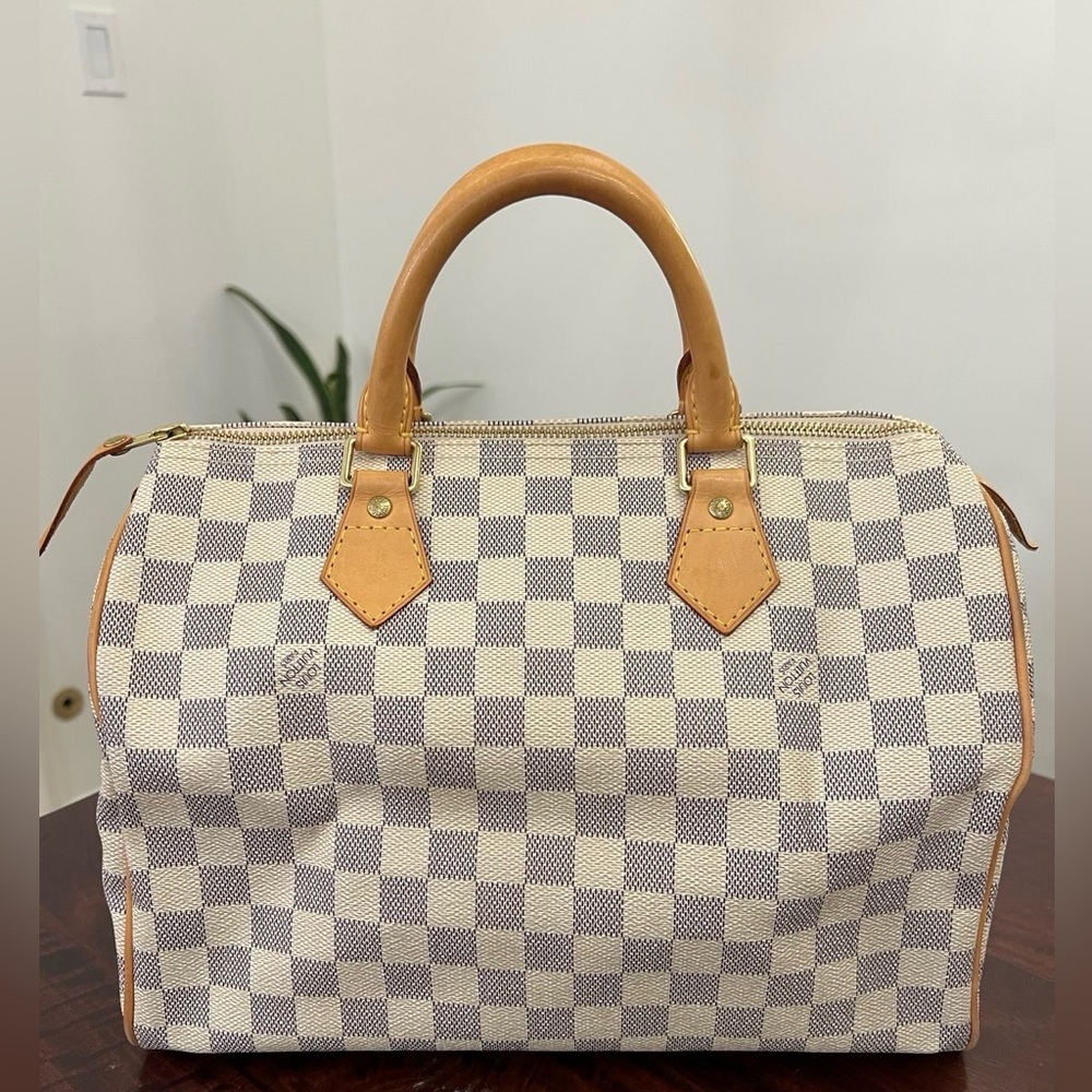 Louis Vuitton Speedy 30 Damier Azur